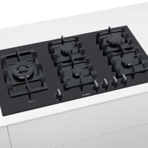 Bosch Serie | 6 PPS9A6B90 90cm Gas hob | Tempered glass | Black - 2