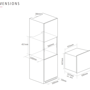 Caple WC6401 Built In Single Zone Wine Cooler