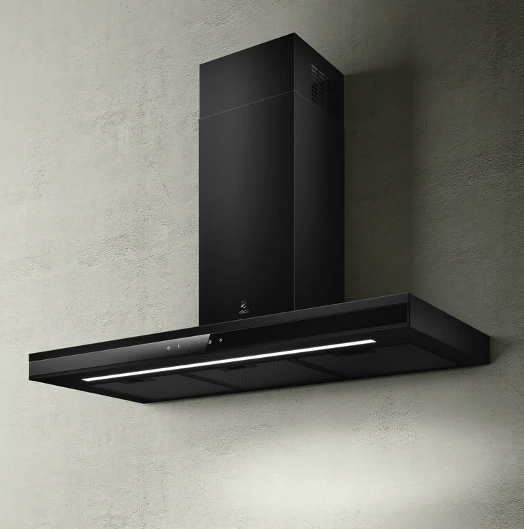 Elica ADELE2 90cm Chimney Extractor Hood in Black