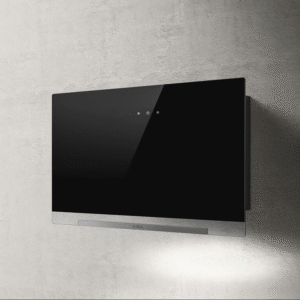 Elica Aplomb 60cm Wall Extractor Hood in Black Glass