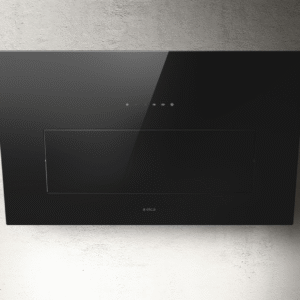 Elica Bloom 85cm Angled Extractor Hood in Grey Glass