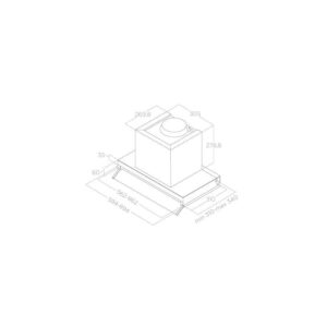 Elica Boxin Advance 120cm Built In Extractor Hood