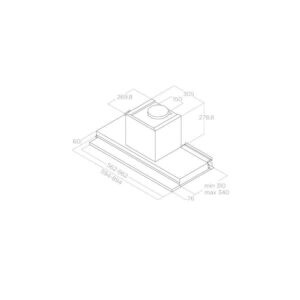 Elica Boxin Dry 90cm Built In Extractor Hood