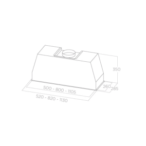 Elica CT35 Pro DO 90cm Built In Extractor Hood