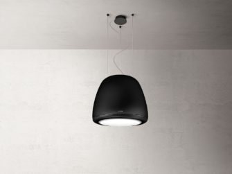 Elica Diva Rock 50cm RC Island Extractor Hood in Black
