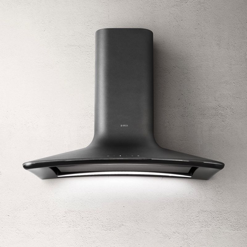 Elica Dolce 85cm Chimney Extractor Hood in Cast Iron with Extension