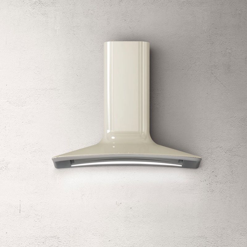 Elica Dolce 85cm Chimney Extractor Hood in Ivory with Extension