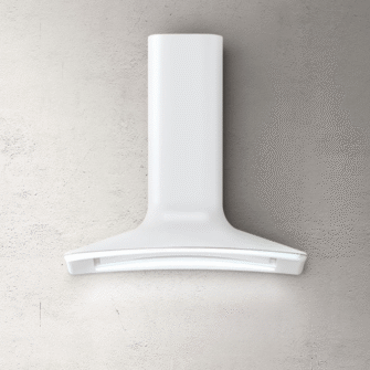 Elica Dolce 85cm Chimney Extractor Hood in Matt White with Extension