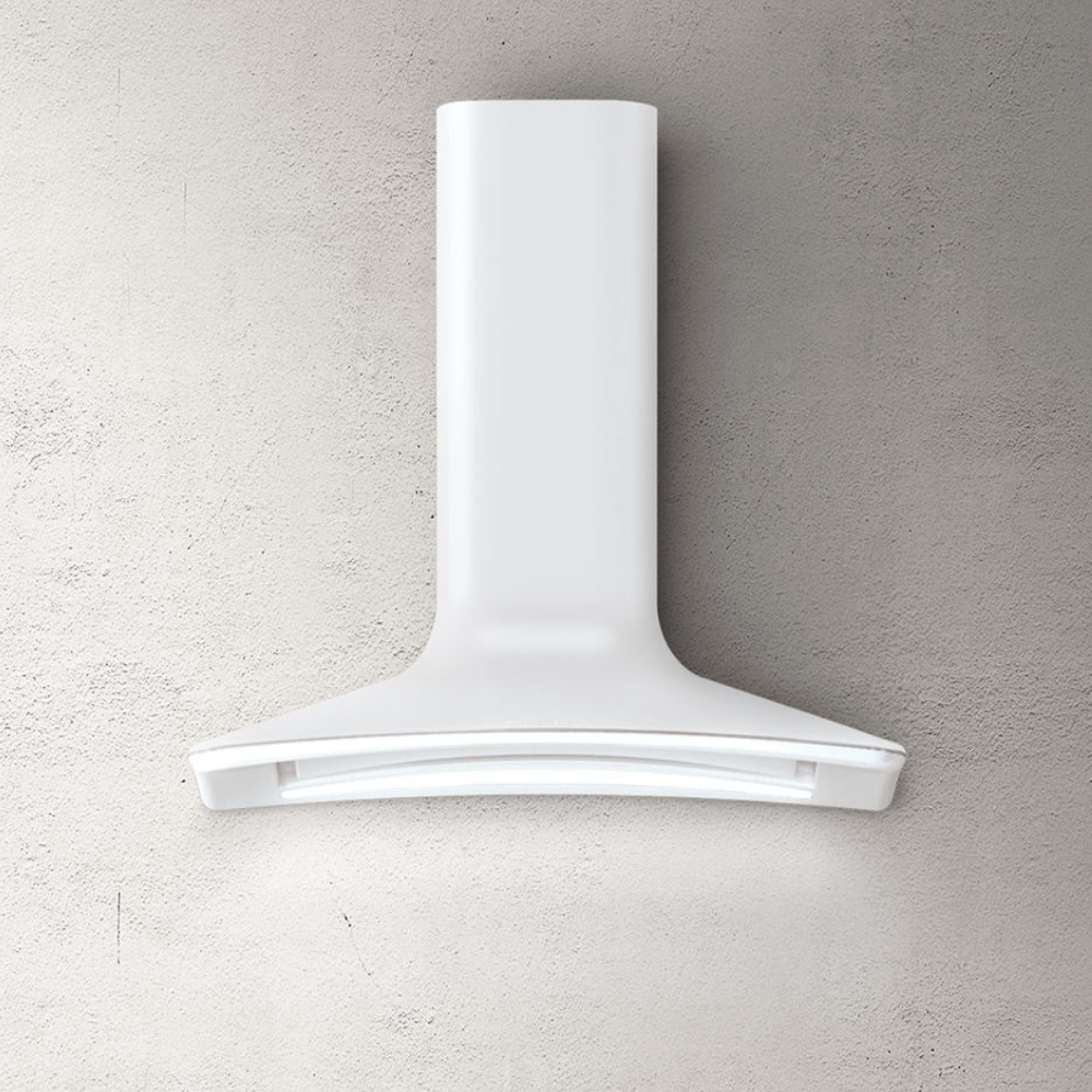 Elica Dolce 85cm Chimney Extractor Hood in Matt White with Extension