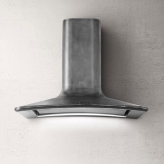 Elica Dolce 85cm Chimney Extractor Hood in Peltrox with Extension