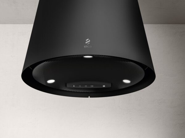 Elica Easy UX 50cm RC Island Extractor Hood in Black