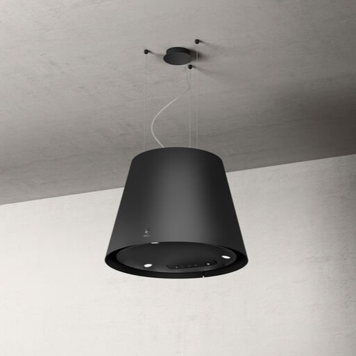 Elica Easy UX 50cm RC Island Extractor Hood in Black
