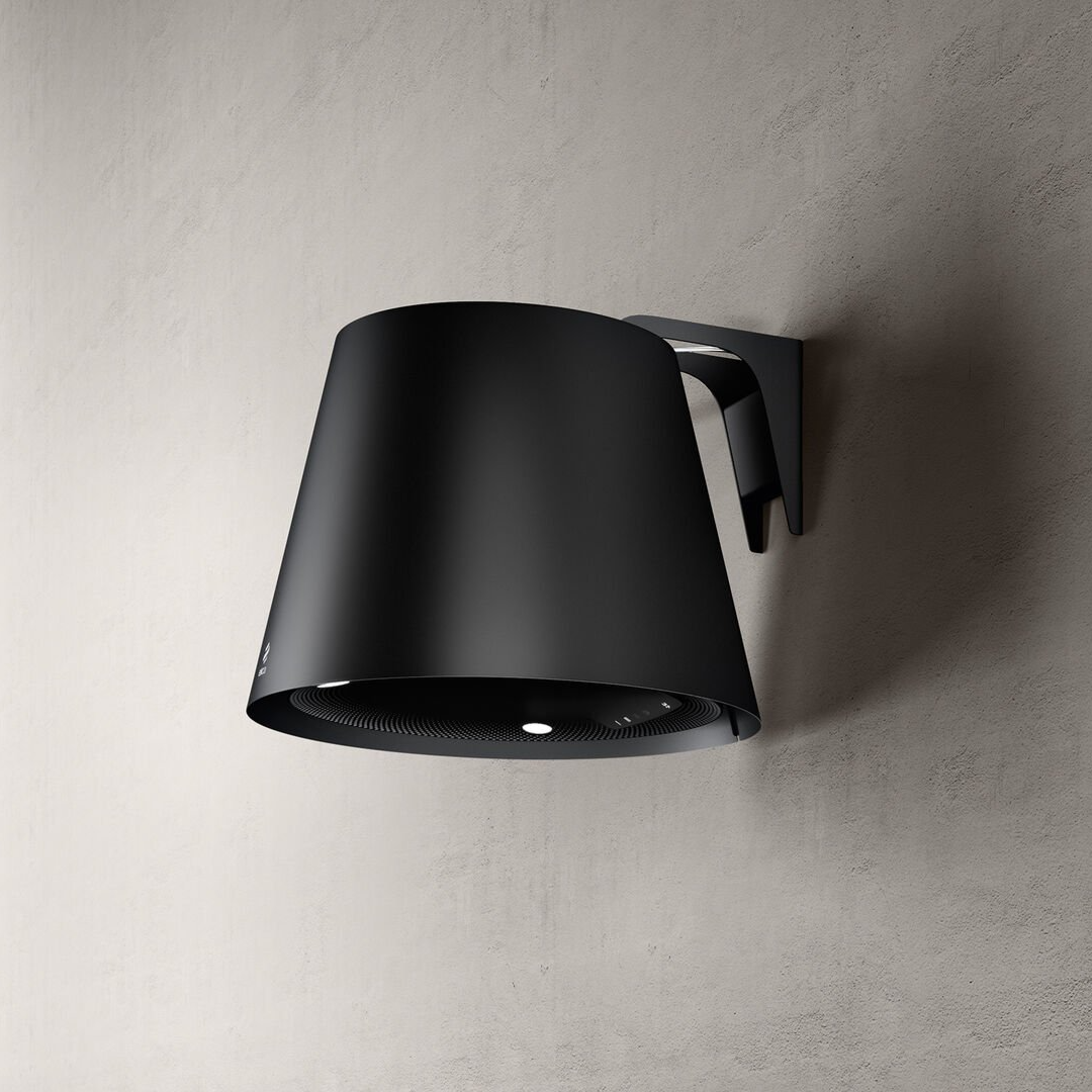 Elica Easy UX 50cm RC Island Extractor Hood in Black