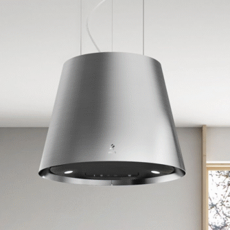 Elica Easy UX 50cm RC Island Extractor Hood in Stainless Steel