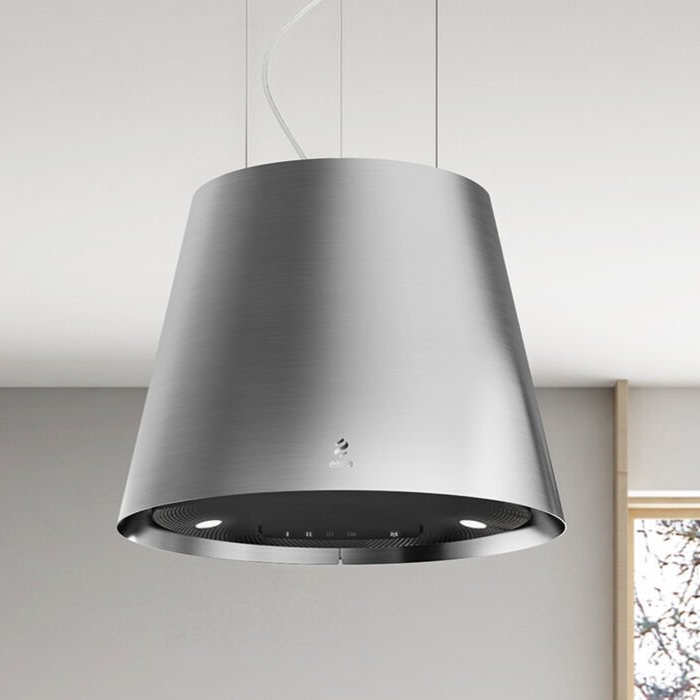 Elica Easy UX 50cm RC Island Extractor Hood in Stainless Steel