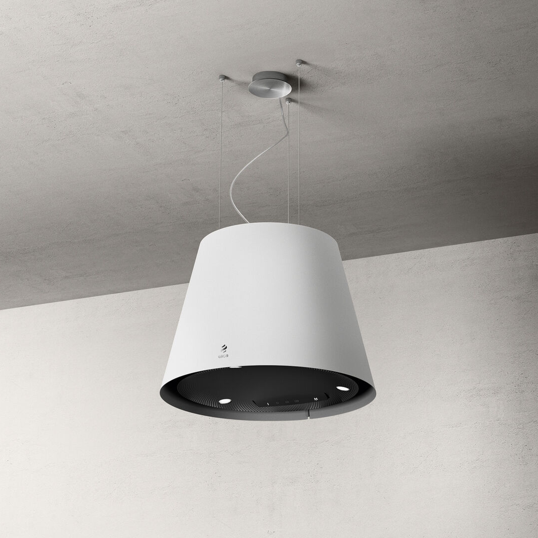 Elica Easy UX 50cm RC Island Extractor Hood in White