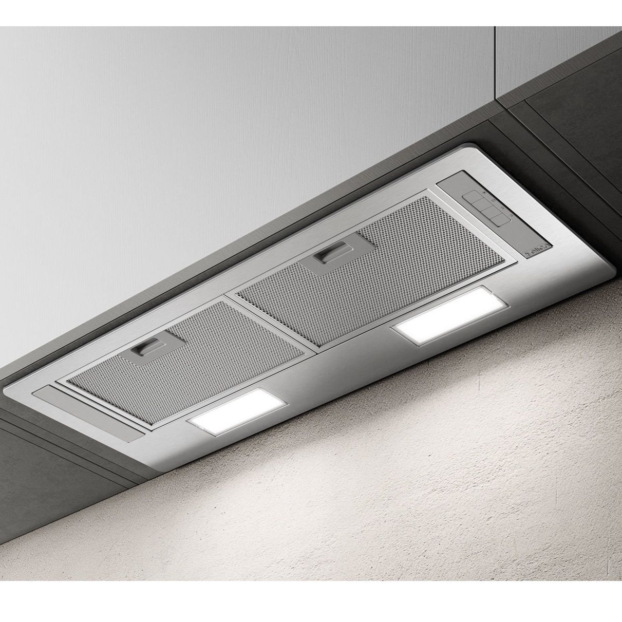 Elica Era Lux 80cm Built In Extractor Hood in Stainless Steel