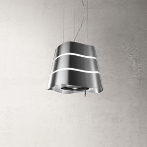 Elica Flow Ceiling Hung Cooker Hood in Stainless Steel