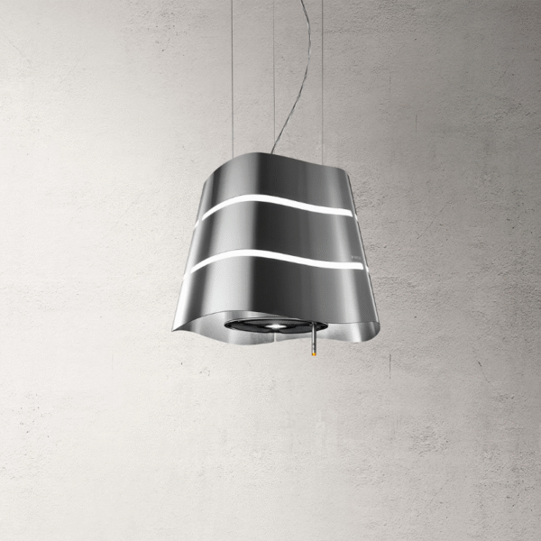 Elica Flow Ceiling Hung Cooker Hood in Stainless Steel