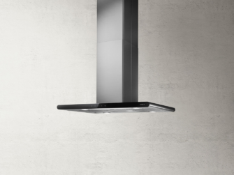 Elica Galaxy LED 90cm Island Extractor Hood in Stainless Steel & Black