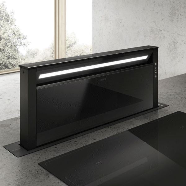 Elica Getup 90cm Downdraft Extractor Hood in Black