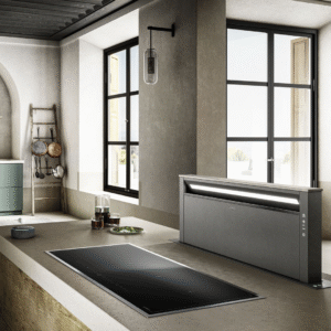 Elica Getup 90cm Downdraft Extractor Hood in Black