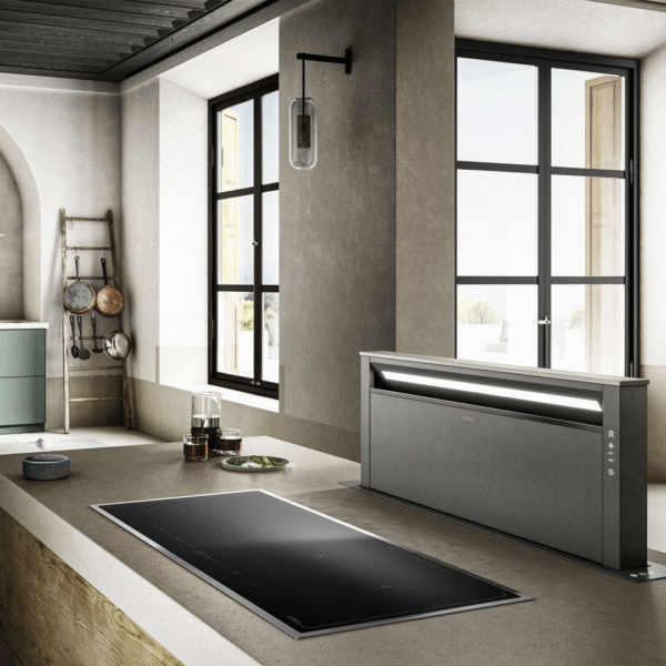 Elica Getup 90cm Downdraft Extractor Hood in Black