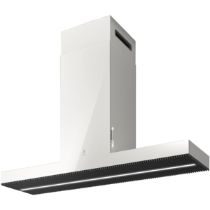 Elica Haiku 120cm Island Extractor Hood in White