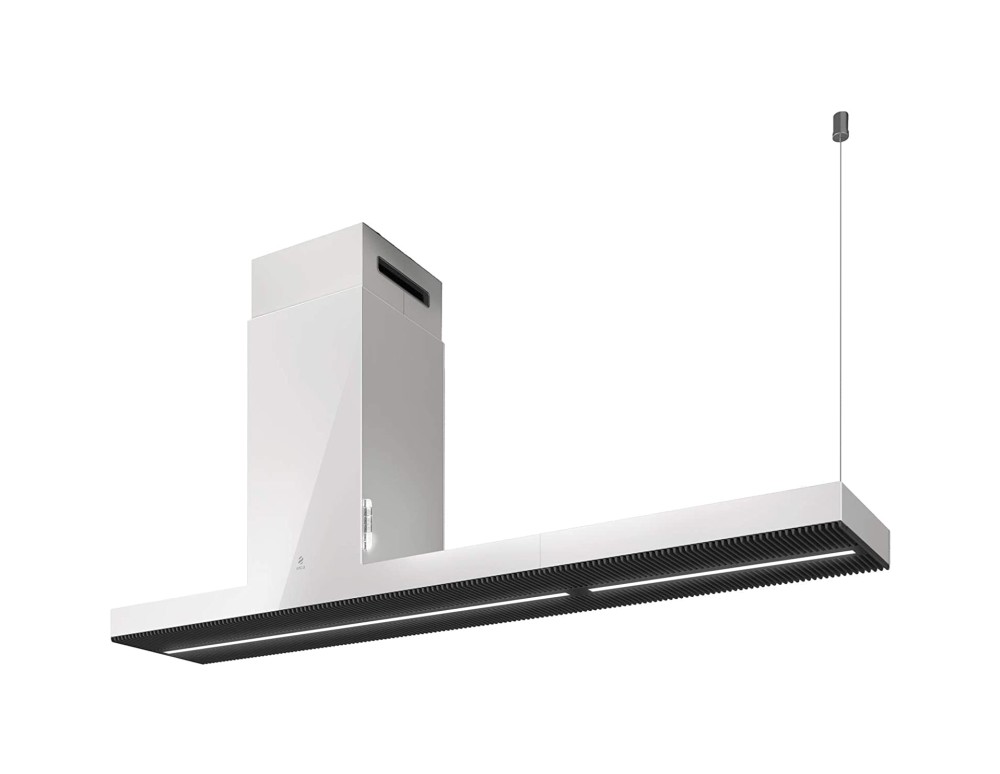Elica Haiku 180cm Island Extractor Hood in White