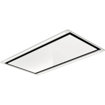Elica Hilight GLS NM 100cm Ceiling Extractor Hood in White Glass