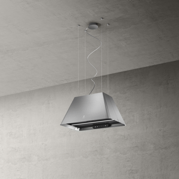 Elica Ikona Light RC 60cm Island Extractor Hood in Stainless Steel