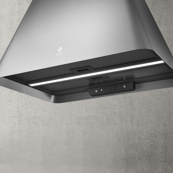 Elica Ikona Light RC 60cm Island Extractor Hood in Stainless Steel