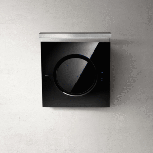 Elica IO 80cm Wall Mount Cooker Hood in Black