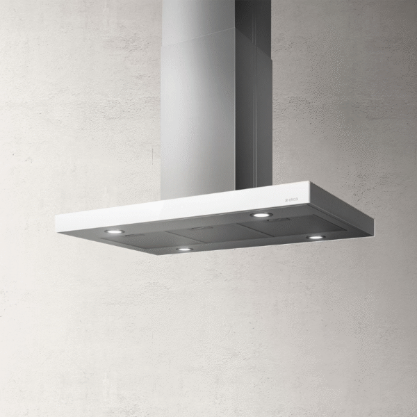 Elica Joy Island Extractor Hood in White