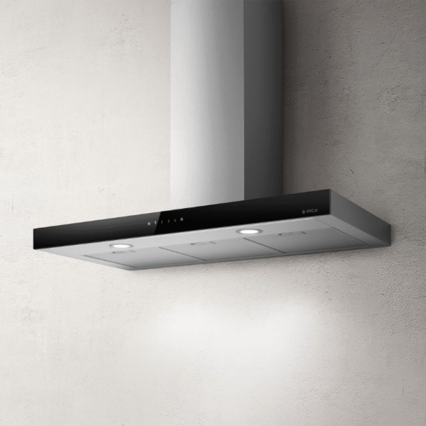 Elica Joy 60cm Wall Extractor Hood in Black