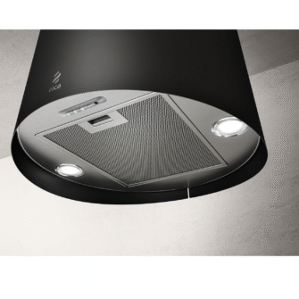 Elica Juno RC 50cm Island Extractor Hood in Black