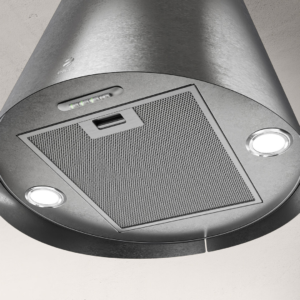 Elica Juno Urban RC 50cm Island Extractor Hood in Cast Iron