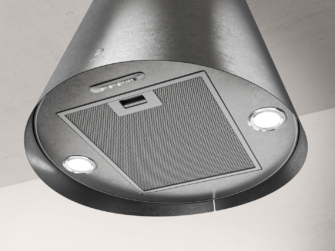 Elica Juno Urban RC 50cm Island Extractor Hood in Cast Iron