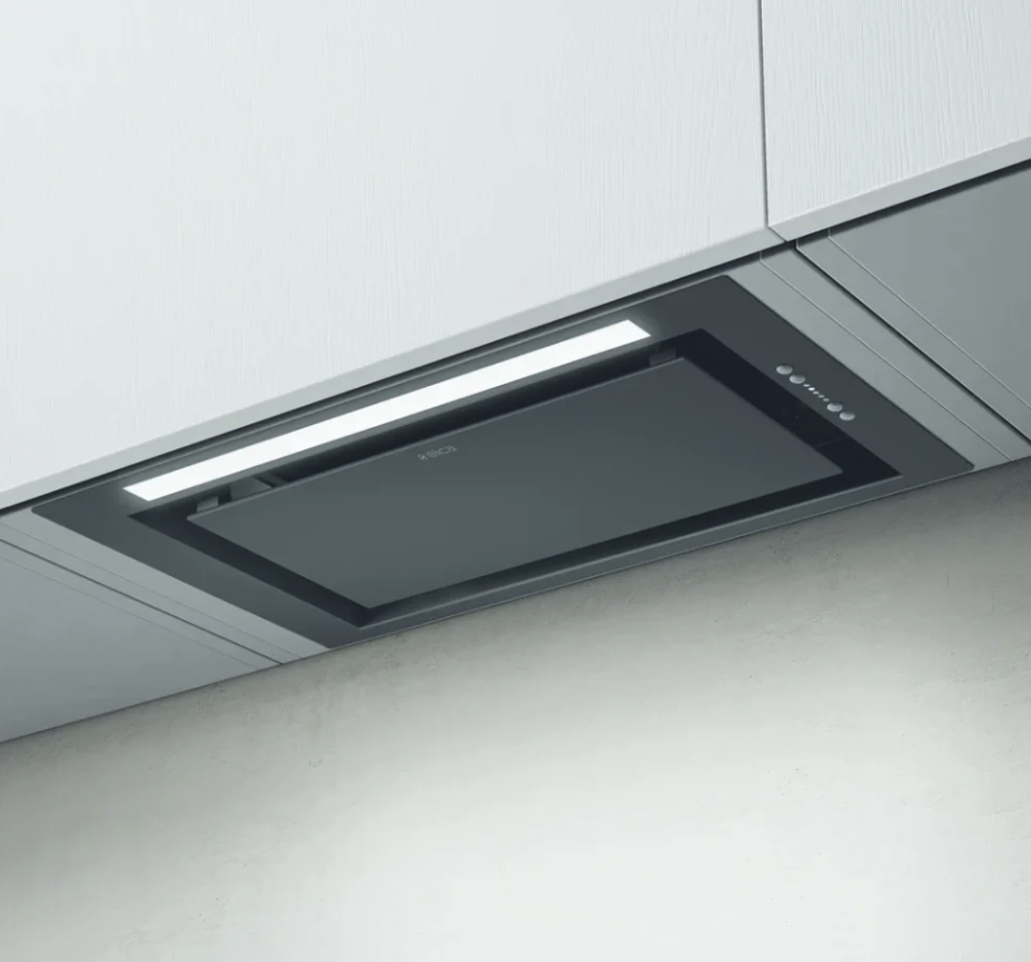 Elica Lane 60cm Built In Extractor Hood in Black