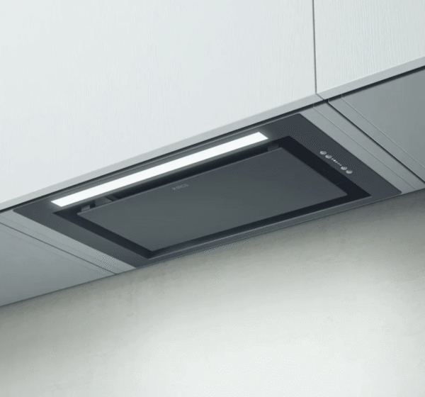 Elica Lane 80cm Built In Extractor Hood in Black