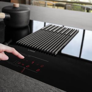 Elica Libra DO 83cm Vented Induction Hob in Black