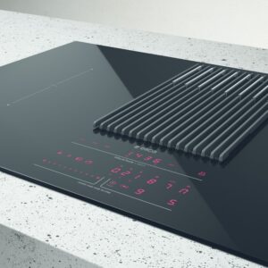 Elica Libra DO 83cm Vented Induction Hob in Black