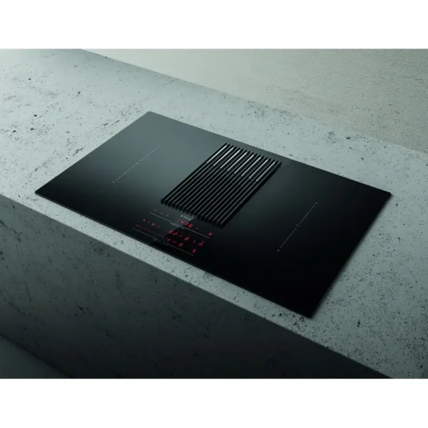 Elica Libra DO 83cm Vented Induction Hob in Black