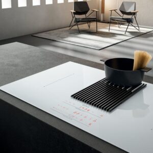 Elica Libra DO 83cm Vented Induction Hob in White