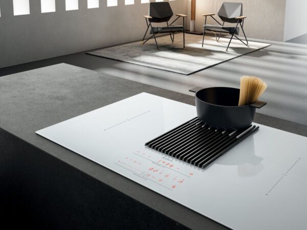 Elica Libra DO 83cm Vented Induction Hob in White