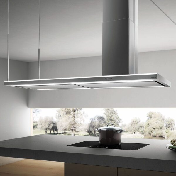 Elica Luna 180cm Stainless Steel Island Extractor-2