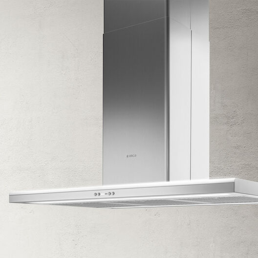 Elica Luna 120cm Stainless Steel Island Extractor