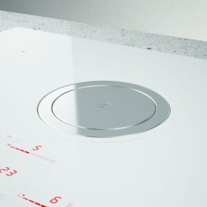 Elica NikolaTesla NT-SWITCH-WH-DO 83cm Vented Induction Hob in White Ice Grey