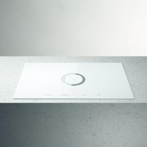 Elica NikolaTesla NT-SWITCH-WH-DO 83cm Vented Induction Hob in White Ice Grey
