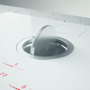 Elica NikolaTesla NT-SWITCH-WH-RC 83cm Vented Induction Hob in White Ice Grey
